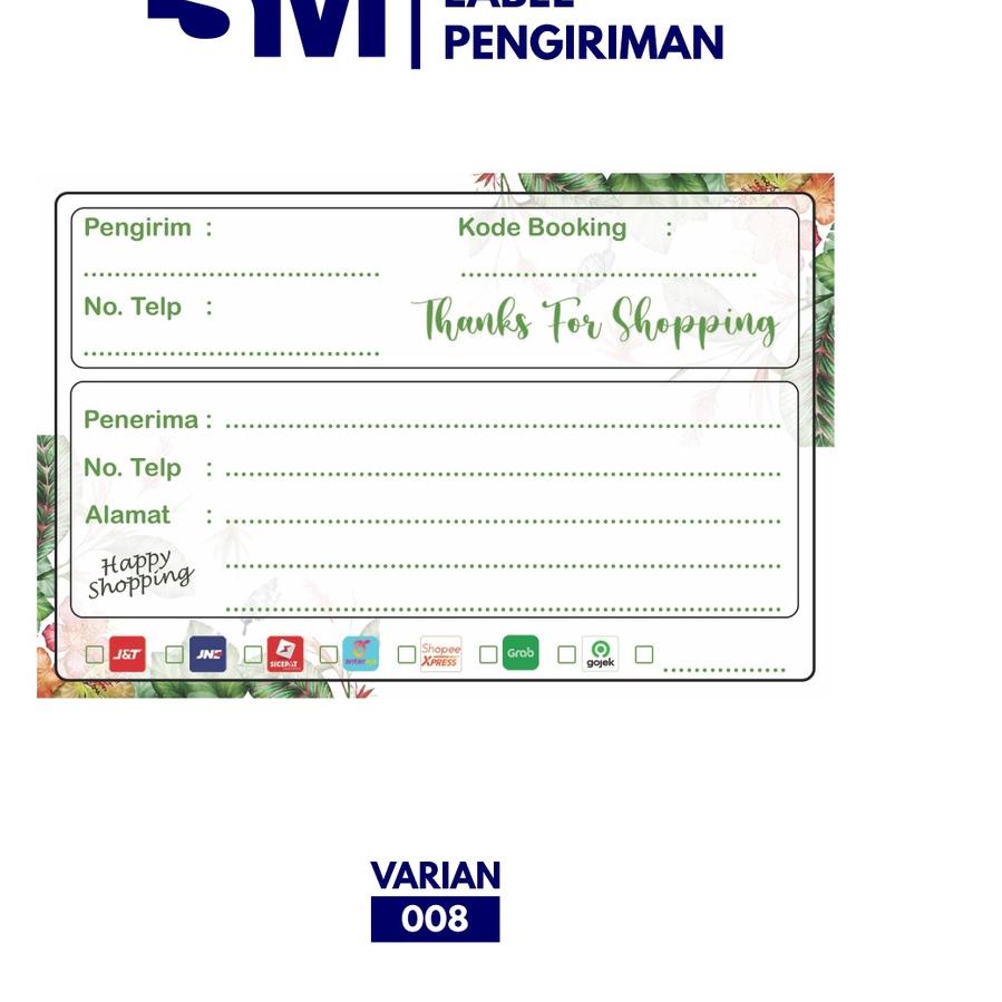 

ち Sticker pengiriman / Stiker label olshop / Sticker alamat pengiriman olshop ㅟ