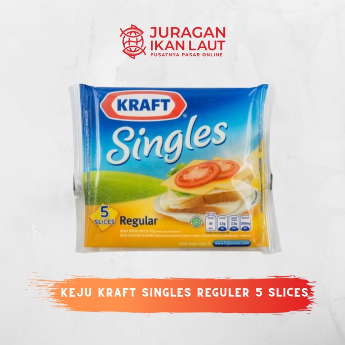 

Keju Kraft Singles Reguler - 5 Slices