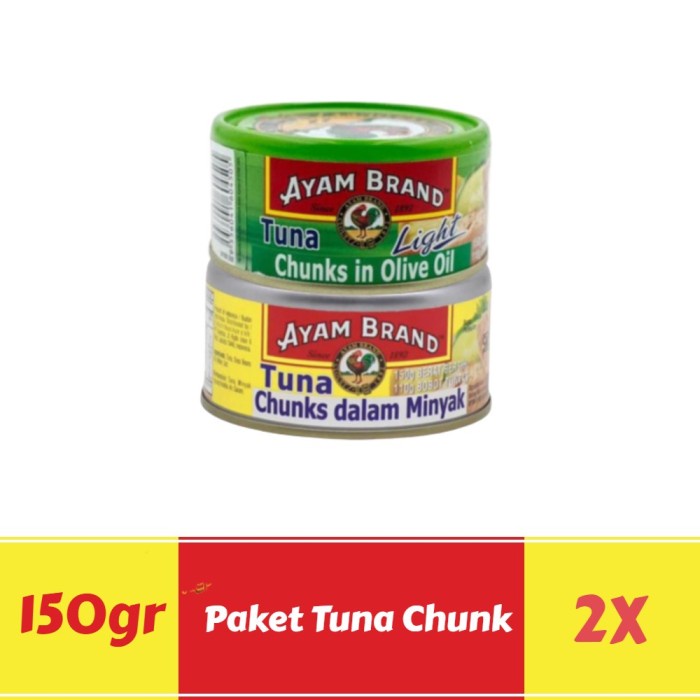 

⭐BISA COD⭐ Paket Tuna Kaleng Chunk Ayam Brand