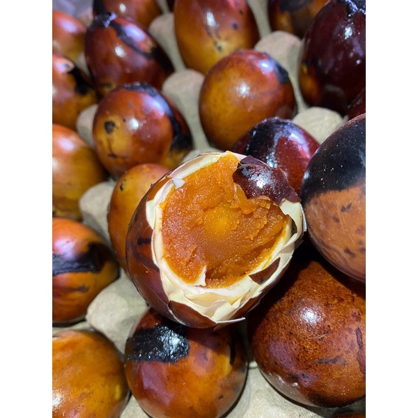 

Telur asin panggang/bakar