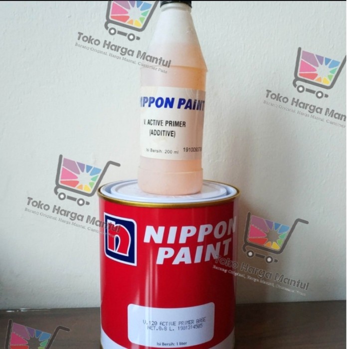 Cat Nippon Vinilex 120 Active Primer 1L Set / Cat Dasar Besi Galvanis