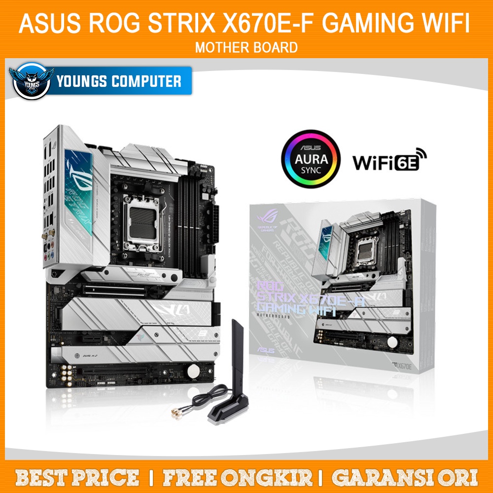 ASUS ROG STRIX X670E-A GAMING WIFI | Motherboard AMD DDR5 AM5 X670 ATX