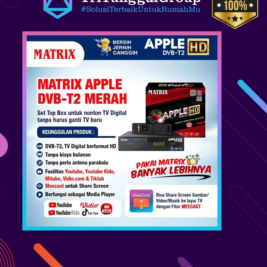 Keluaran Terbaru.. DVB T2 Set Top Box Polytron MATRIX / MATRIX STB / SET TOP BOX ORIGINAL / GARANSI 