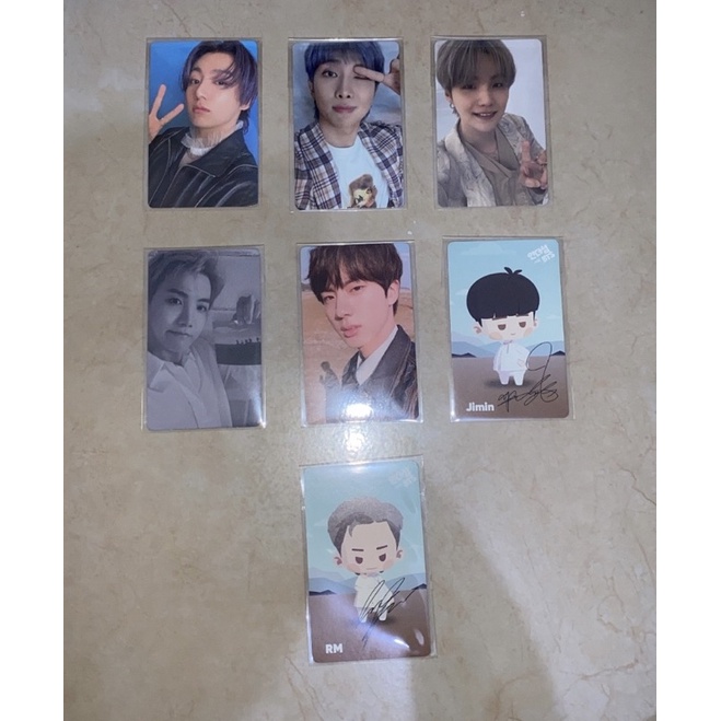 [PHOTOCARD BTS OFFICIAL] WAJIB BACA DESKRIPSI Jungkook butter,namjoon pob be esstensial,suga proof c
