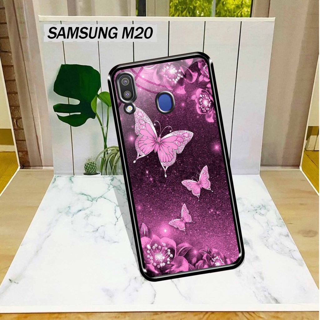 Case Hp Samsung M20 - Case Samsung M20 Terbaru Sukses Case - Case Kaca M20 - Soft Case Samsung M20 - Sofkes Hp - Sarung Hp - Samsung M20 - Case Keren - Case Mewah - Case Kilau - Hard Case Samsung - [ SM-20 ] -
