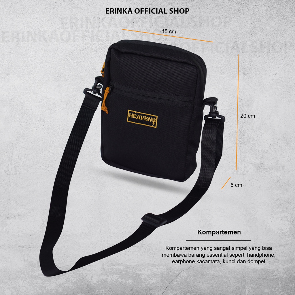 [HEAVENS X HEAVY.BAG] SLINGBAG ORIGINAL HEAVENS. TAS SELEMPANG . SLINGBAG HEAVENS . TAS PRIA HEAVEN