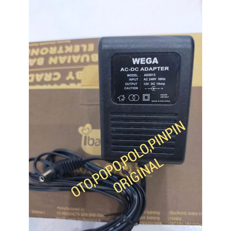 (COD) ADAPTOR CAS  AYUNAN LISTRIK OTO POPO IBABY