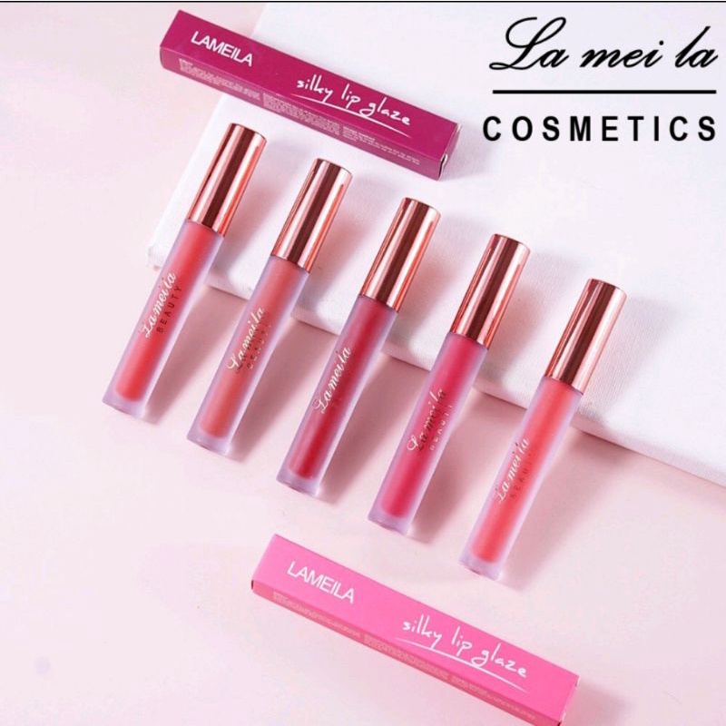 Lameila 1029 lipstik pelembab bibir lip gloss berkualitas