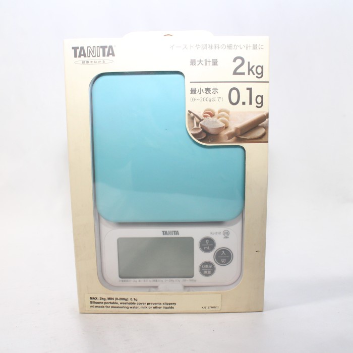 Timbangan Timbangan Dapur Digital 0.1 Gram/2 Kg Tanita Kj 212 Biru Or Merah