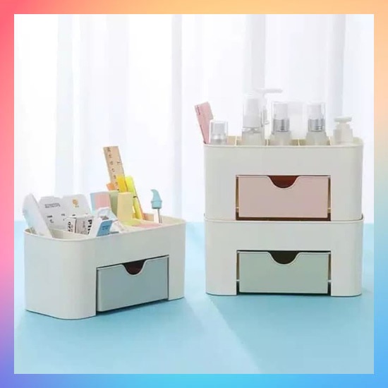 Rak Kosmetik Plastik / Rak Makeup Plastik / Rak Kosmetik Laci / Rak Kosmetik / Organizer Make Up