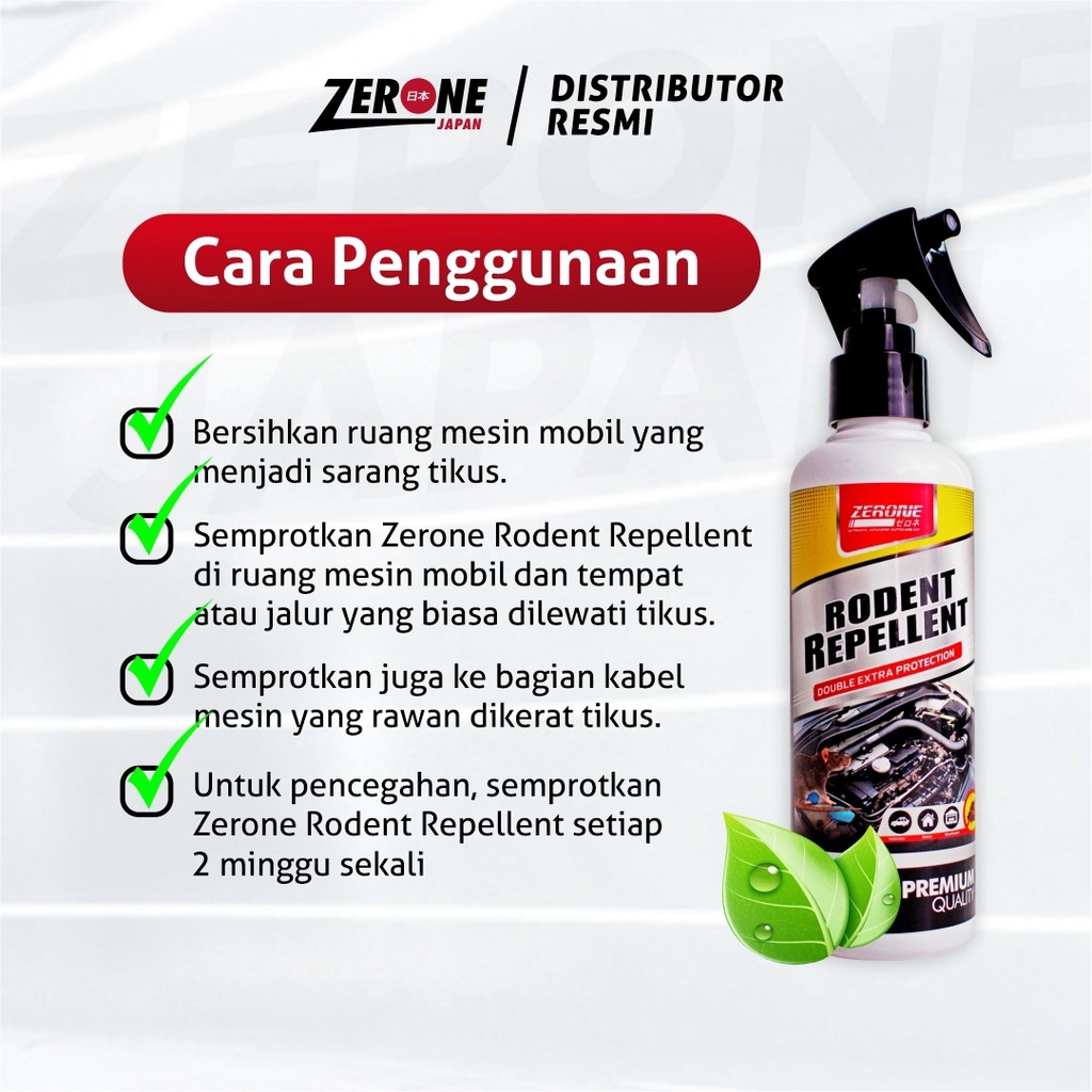 Promo Rodent Repellent Pengusir Pembasmi Tikus Spray Zerone Japan Beli 2 Lebih Murah