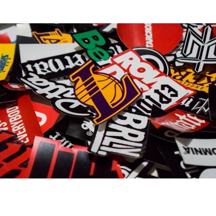 

↚ STIKER DISTRO MURAH STIKER BRAND (random) ✪