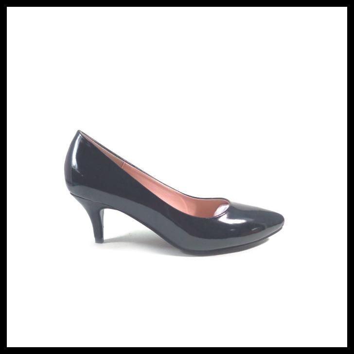 Workswell Sepatu Kerja Wanita Heels 5Cm Kode 396 Viola Hitam