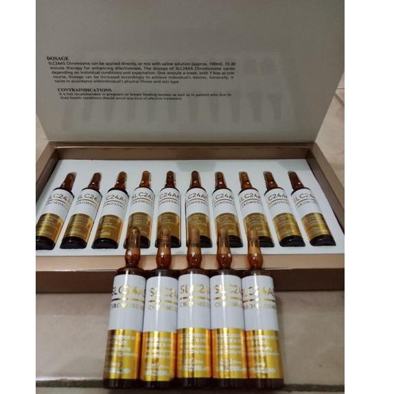 [L-P3P-㊚] INFUS CHROMOSOME GOLD ECER SLC24A5 GOLD CROMOSOM GOLD ECER KROMOSOM GOLD ORISlc gold 10ml,
