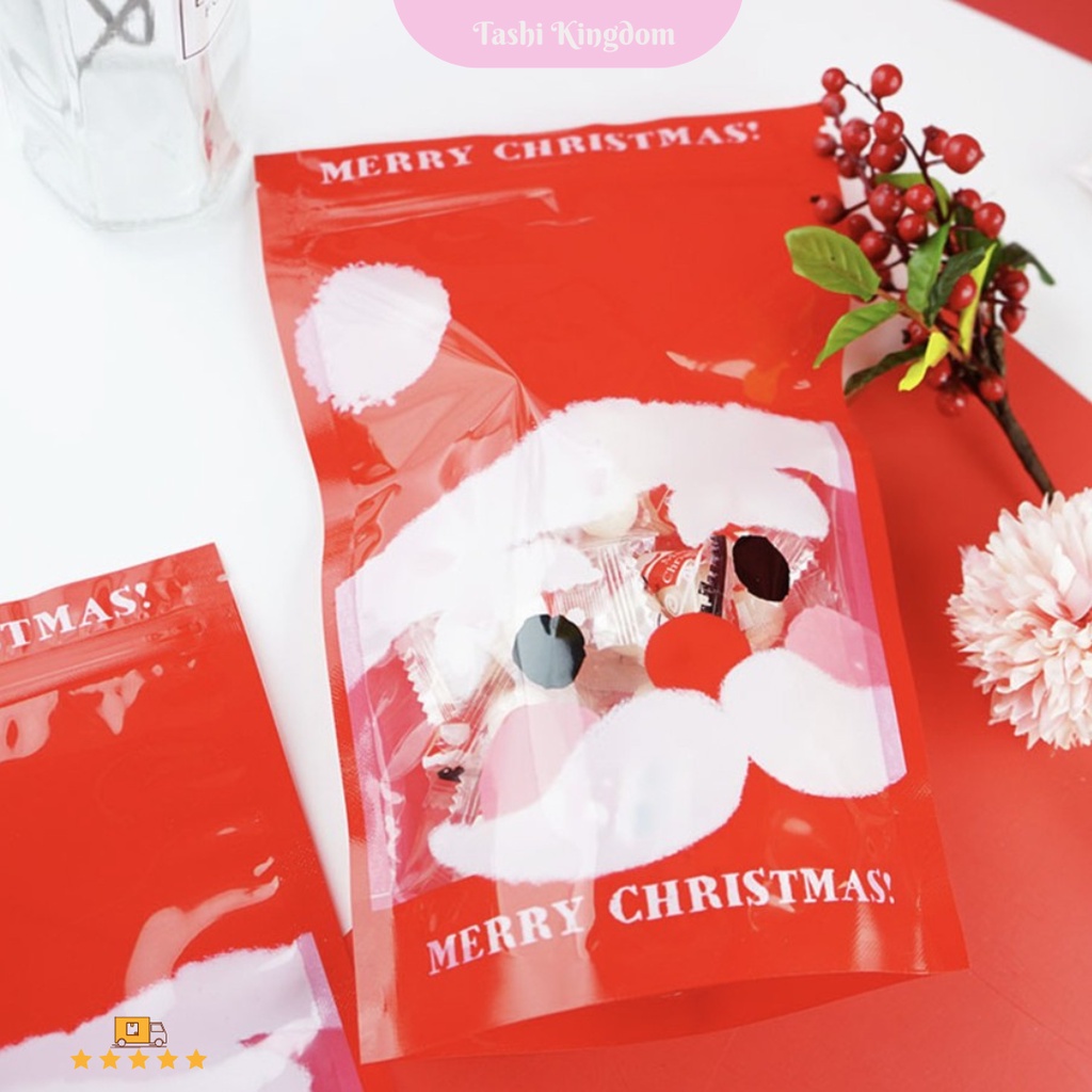 

( 3 pcs ) PLASTIK COOKIES SANTA, PLASTIK ZIPPERS NATAL , PLASTIK ZIPLOCK TEMA CHRISTMAS , PLASTIK COKLAT NATAL