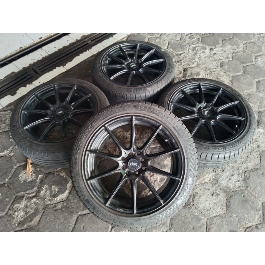 Velg Mobil Bekas Seken Ring 17 SHINJUKU HSR R17X7,5 Baut 4 ET40 BAN 205 50 R17