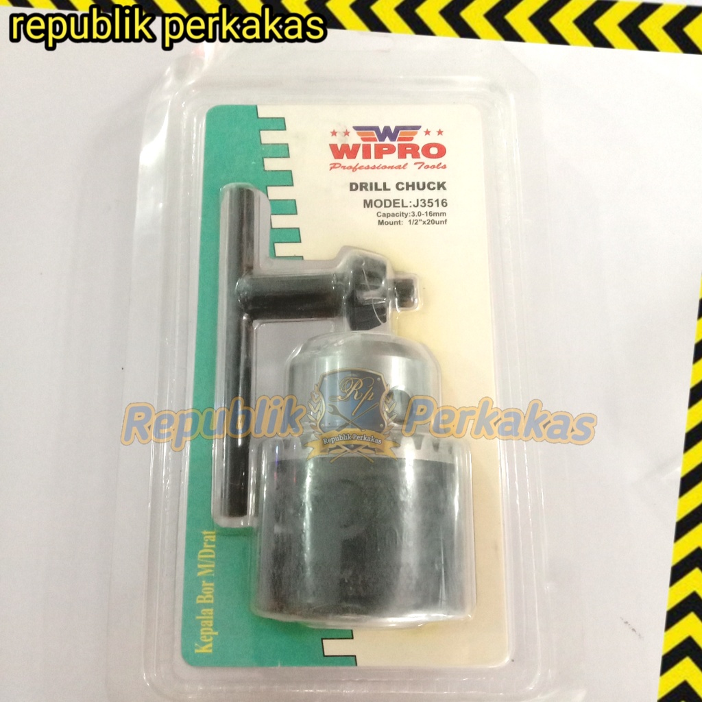 Wipro Kepala Bor 16mm Set Drat