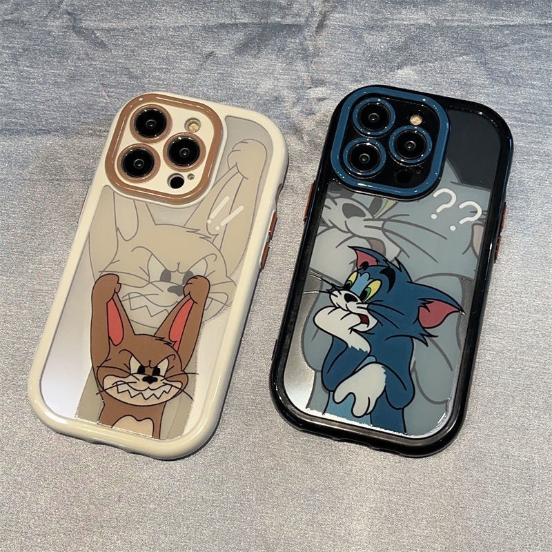 Case Motif Kucing Dan Tikus Untuk IPhone 12 13 14 11 Pro Max Yyty