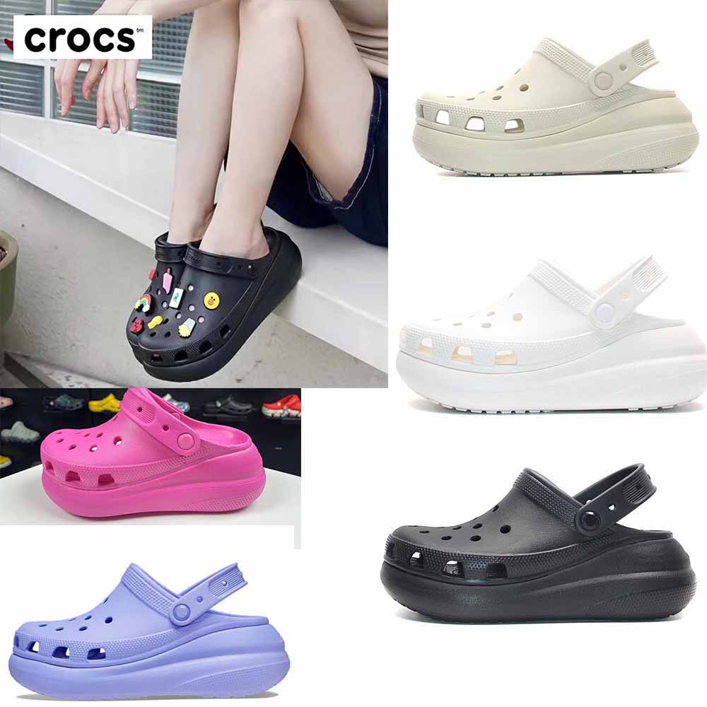 Sandal Crocs Classic Crush Clog Wanita Sandal Wanita