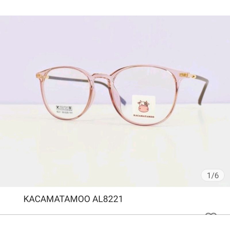 "Dijual kacamata Baru lensa minus kelengkapan fullset" KACAMATAMOO kode AL8221