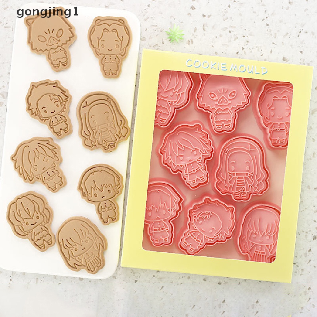 Ggg 8Pcs /Set Cetakan Biskuit Bentuk Karakter Kartun Cookie Cutter Alat Dekorasi Kue ID