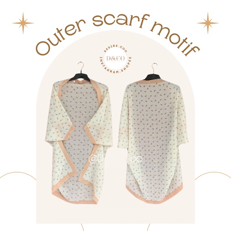 READY Outer scarf  [UPDATE 12/6 Banyak Motif | Outer dailywear