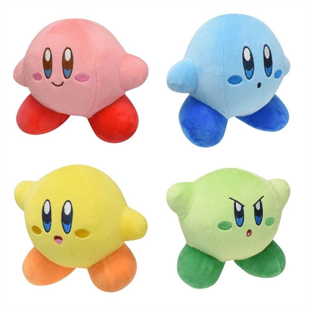 Lanfy Star Kirby Plush Doll 15cm Kawaii Hadiah Ulang Tahun Natal Peluche Lembut Kirby Boneka Mainan