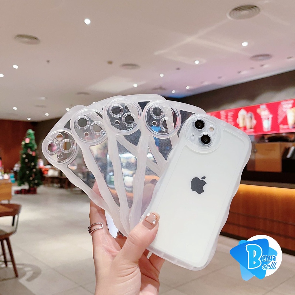 SOFTCASE SOFT SILIKON WAVE GELOMBANG CLEAR CASE BENING OPPO A15 A15S A35 A16 A16S A17 A17K A16k F3 k