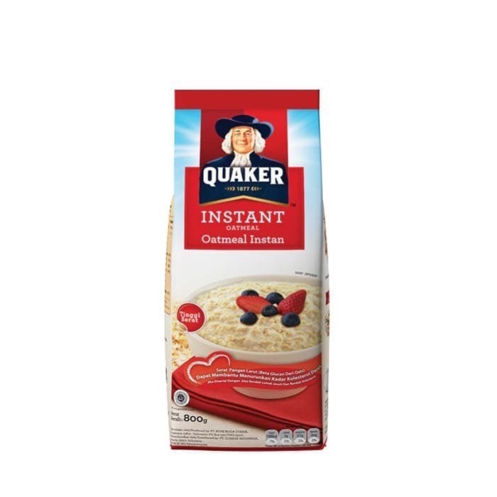 

✿ BISA COD✿ QUAKER OAT INSTANT POUCH 800 GR