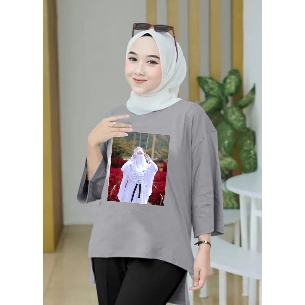 BAJU TUNIK NEW MUSLIMAH NABILLA HIJAB JUMBO XXL~TERBARU BAJU OVERSIZE WANITA KEREN MASA KINI DAN TERLARIS