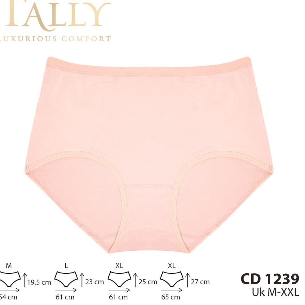Terlaris✫➷ TALLY Celana Dalam Wanita Bahan Katun Fit to M-XXXL Lembut dan Nyaman CD 1239/1257 42 ❉
