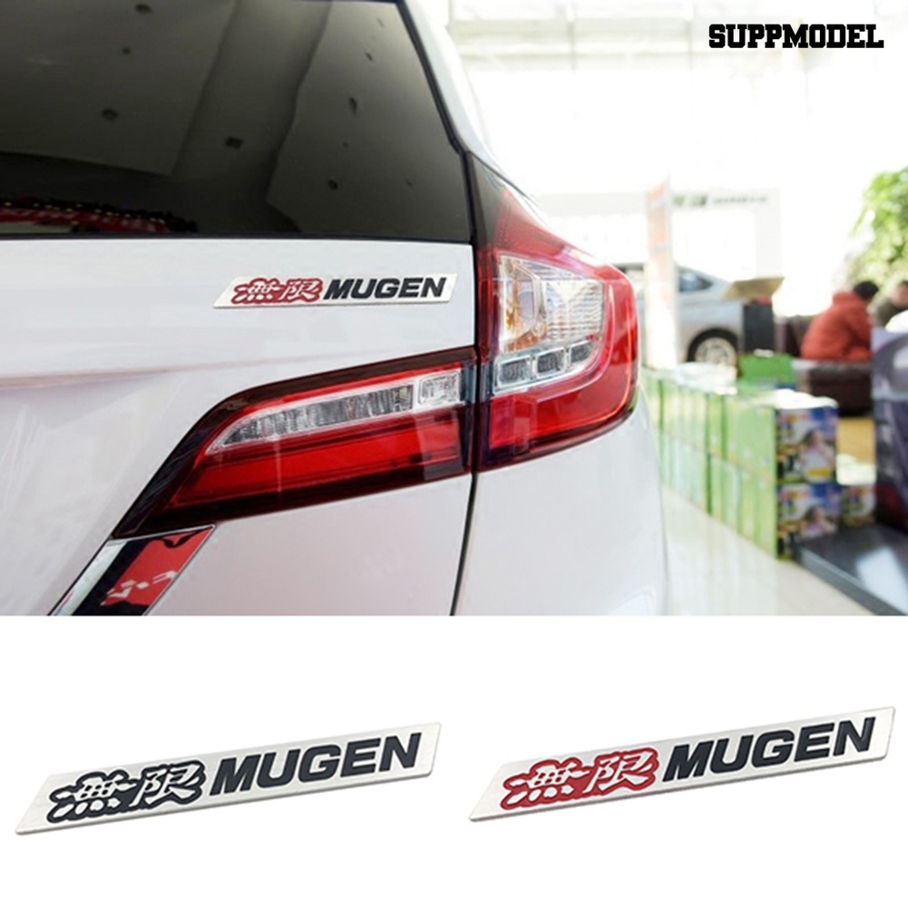 [Auto] Mugen Huruf Mobil Styling Sticker Decal 3D Metal Badge Emblem Decor Untuk