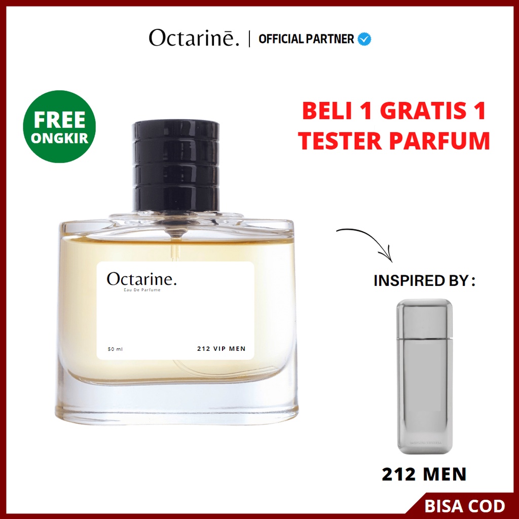 Octarine - Parfum Pria Tahan Lama Aroma Fresh Maskulin Inspired By 212 | Parfume Farfum Perfume Minyak Wangi Cewek Cowok Murah