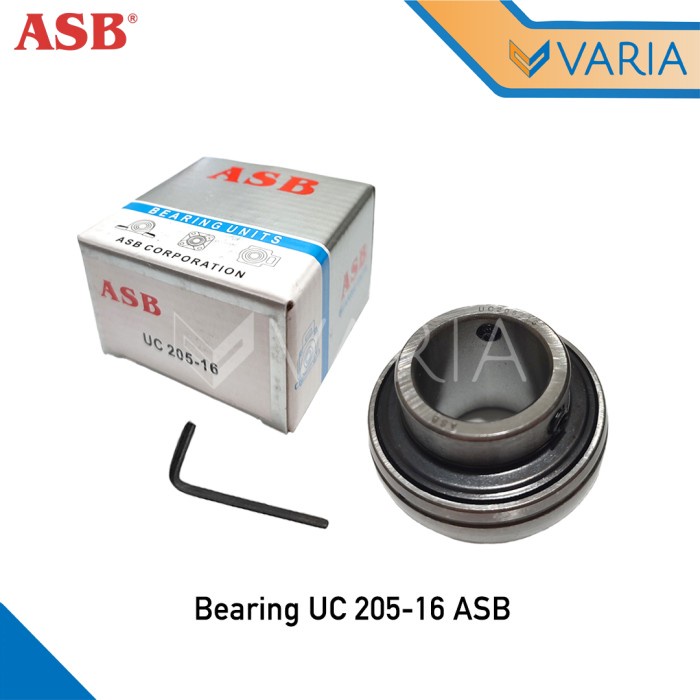 Bearing UC 205-16 ASB As 25.4 mm 1 Inch Laher Insert Pillow Block