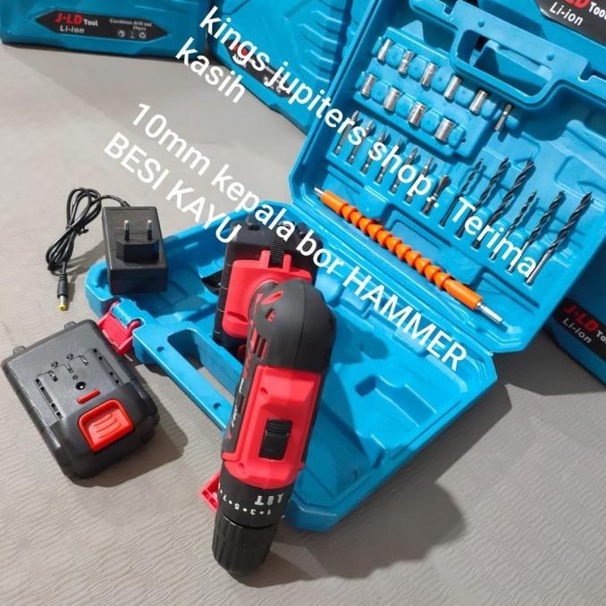 2 BATRE JLD CORDLESS BOR 13MM ATAU 10MM BATRAI 16,8VOLT