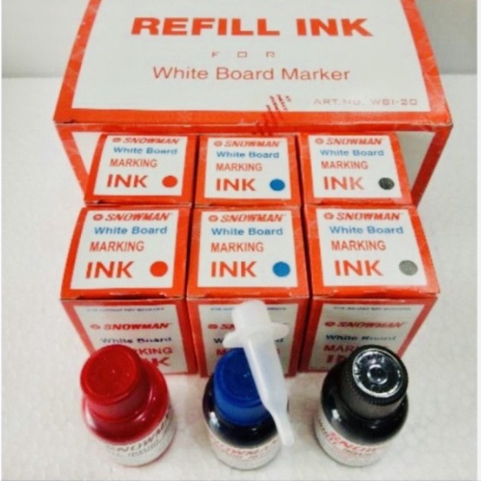 

Tinta Spidol Whiteboard Marker BG-12 Snowman papan tulis