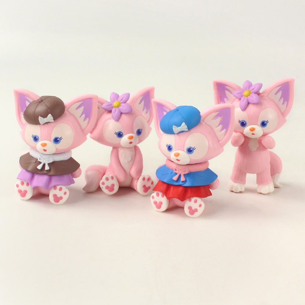 Figure Disney Figure Friends 4Pcs/Set Anime Forest Anak LinaBell Toy In The