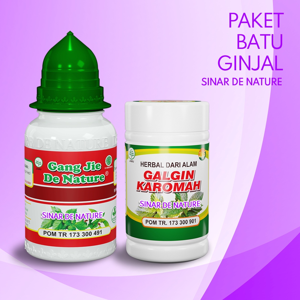GALGIN GANG JIE Obat Herbal Batu Ginjal Kencing Batu - SINAR DE NATURE