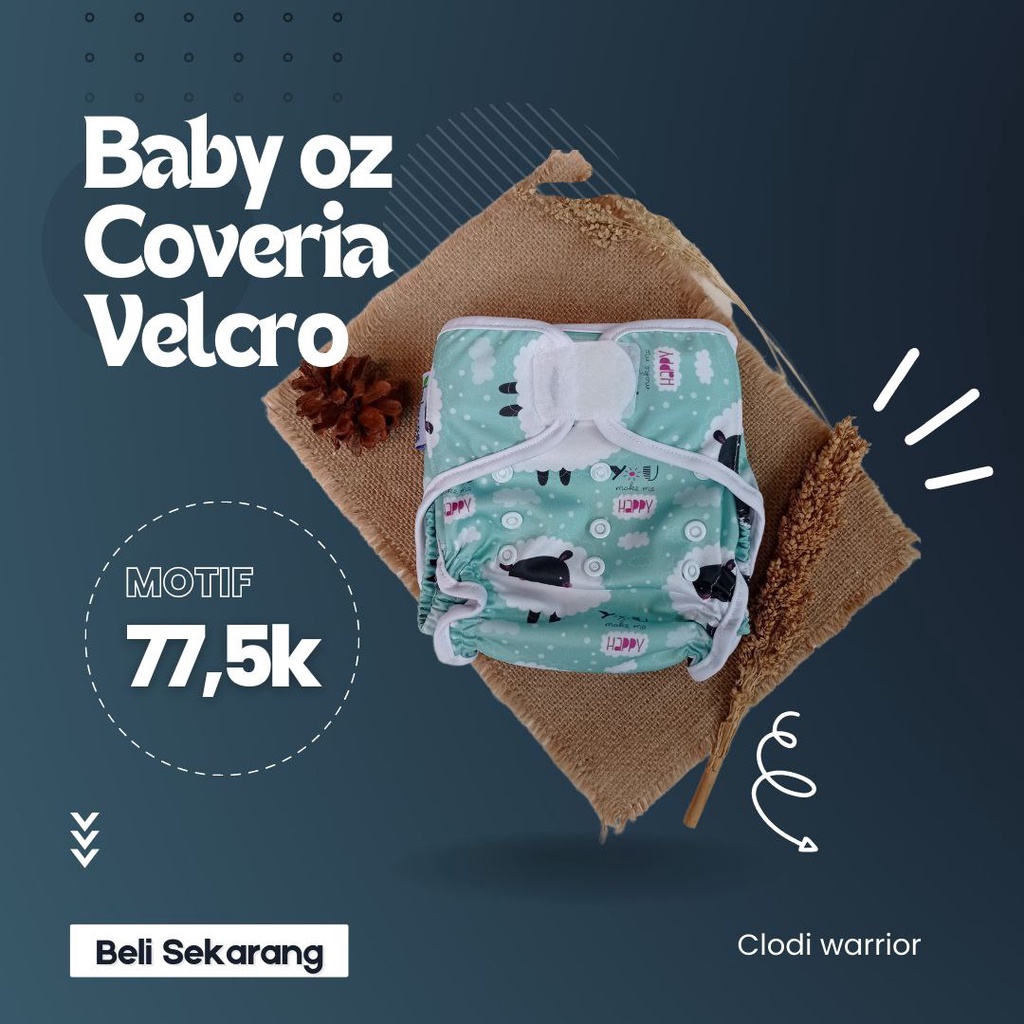 Baby oz Clodi Coveria All size Popok Kain Bayi Cuci Ulang BB 4-15kg