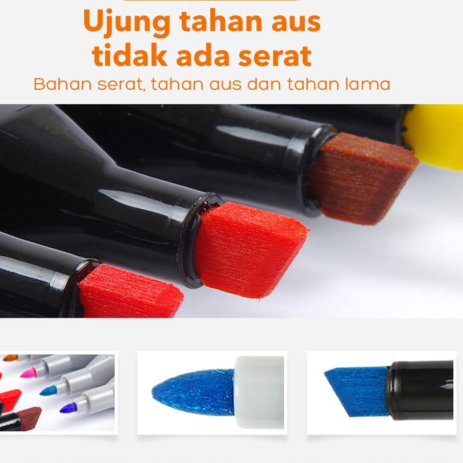 

YU7❋ TROJOY Color Marker With Bag Spidol Warna Dengan Tas 36/48 Paling Laris