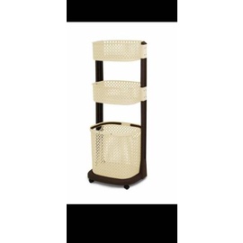 cU RAK SALON SUSUN330RODA ROVEGA / KERANJANG PAKAIAN KOTOR / LAUNDRY BASKET nN Buruan Beli