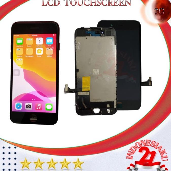 Lcd Iphone 7/ 7G Copotan Original 100% Fullset Touchscreen - Black