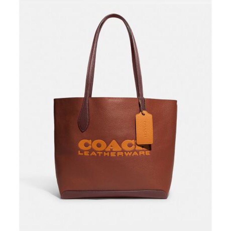 Coach Tote In Colorblock (CA097)