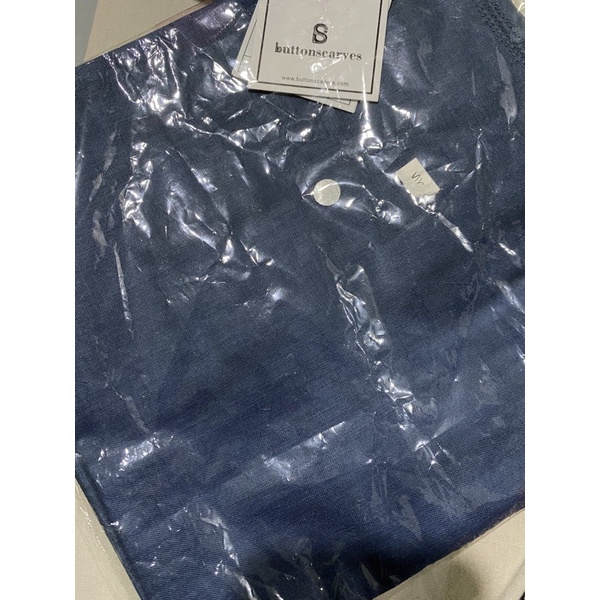 Buttonscarves Everyday scarf buttonscarves navy