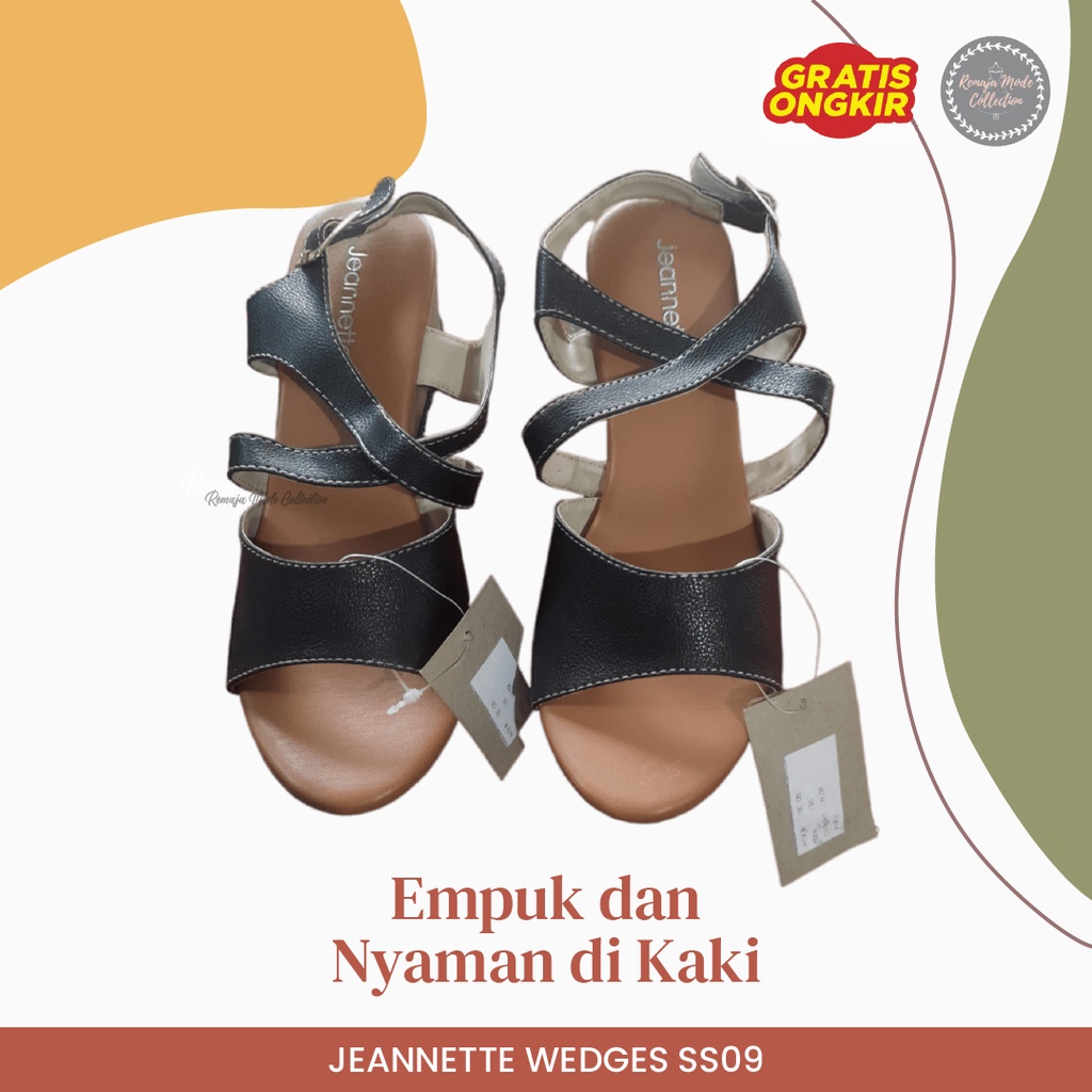 JEANNETTE WEDGES WANITA SS09 TALI SILANG