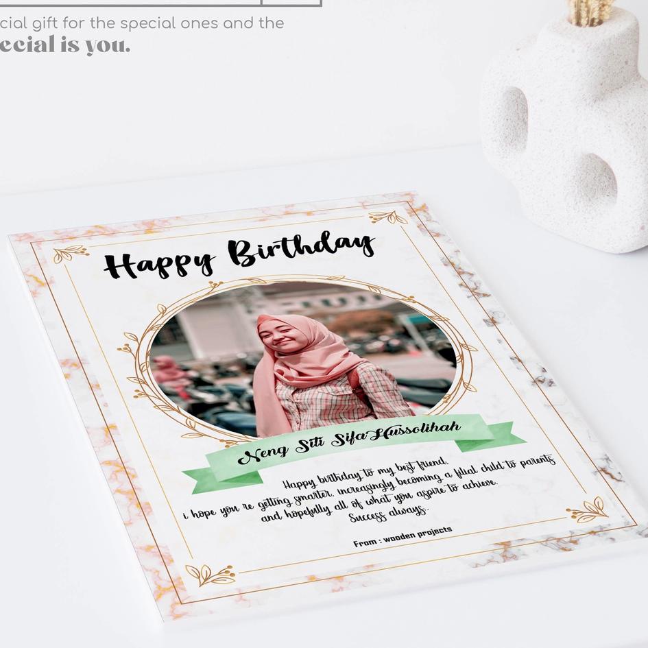 

➯ Daboku Kado Ulang Tahun Hadiah Buket Wisuda Graduation Wedding Anniversary Free custom Box Hampers foto motif - HB ッ