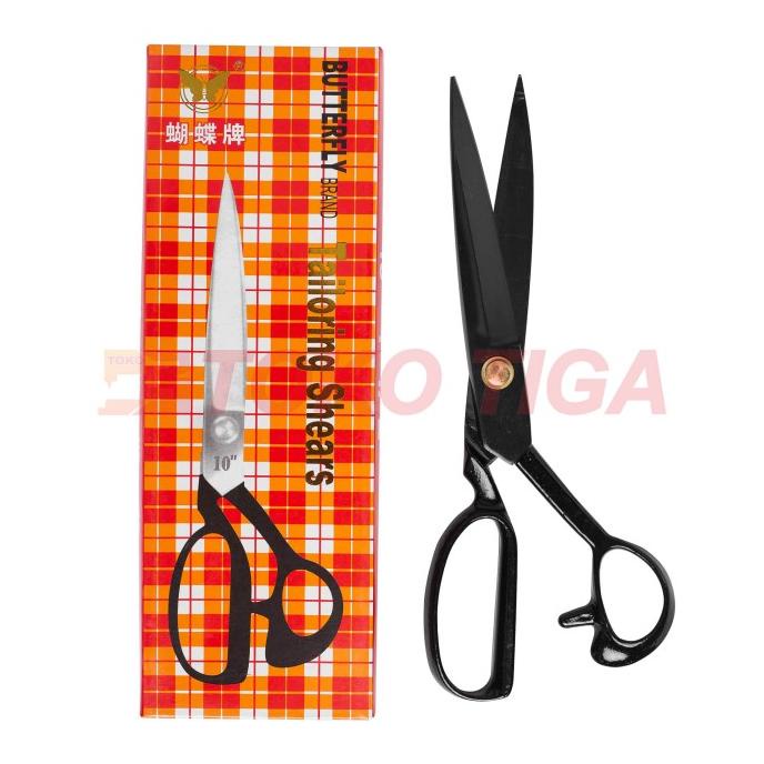 

[BISA COD] Gunting Potong Bahan Kain Butterfly 10" / Gunting Tailor Ukuran 10