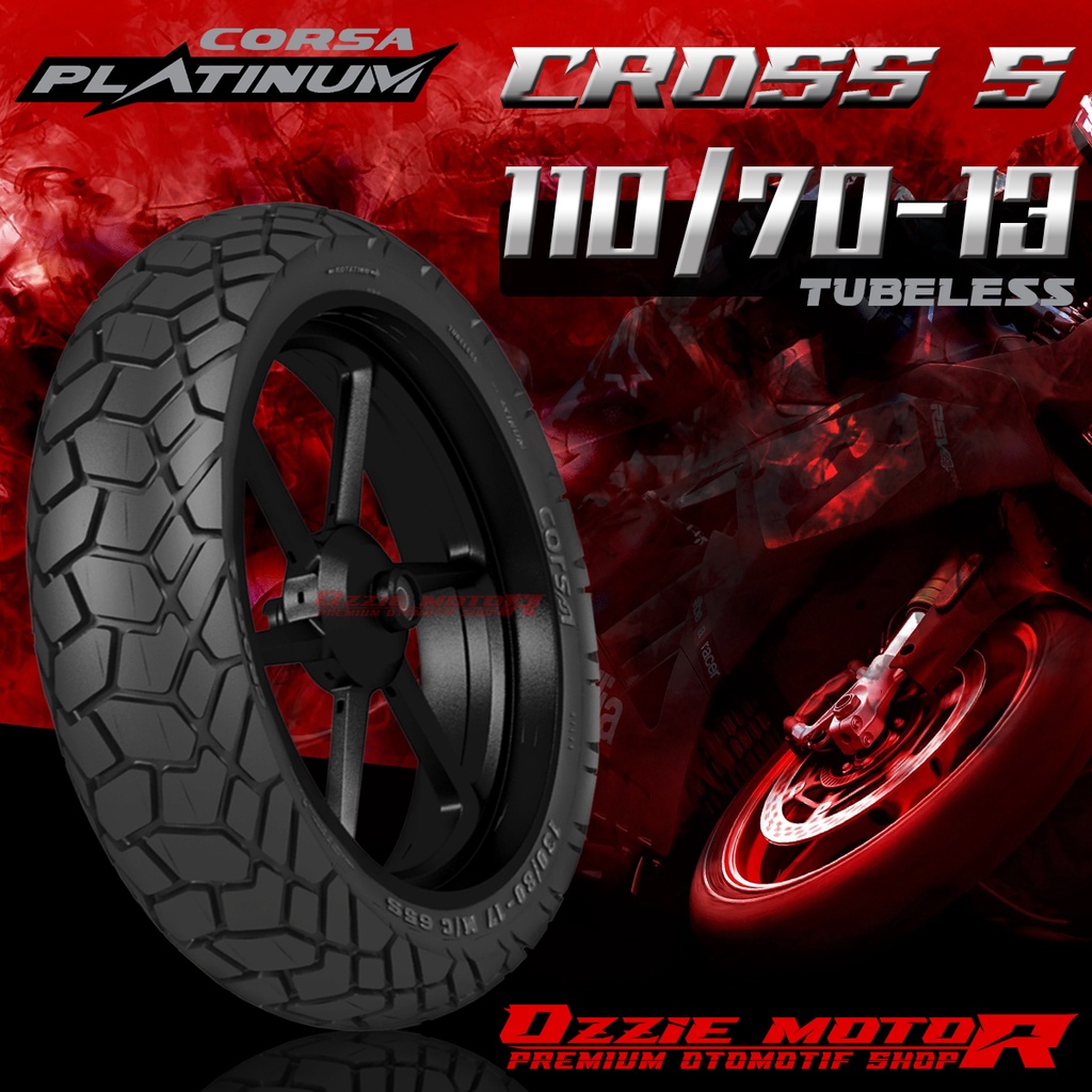 CORSA CROSS S RING 13 BAN TUBELESS DUAL PURPOSE UKURAN 110/70-13 | 120/70-13 | 130/70-13 | 140/70-13 BAN MOTOR NMAX ADV BAN SEMI TRAIL ORIGINAL