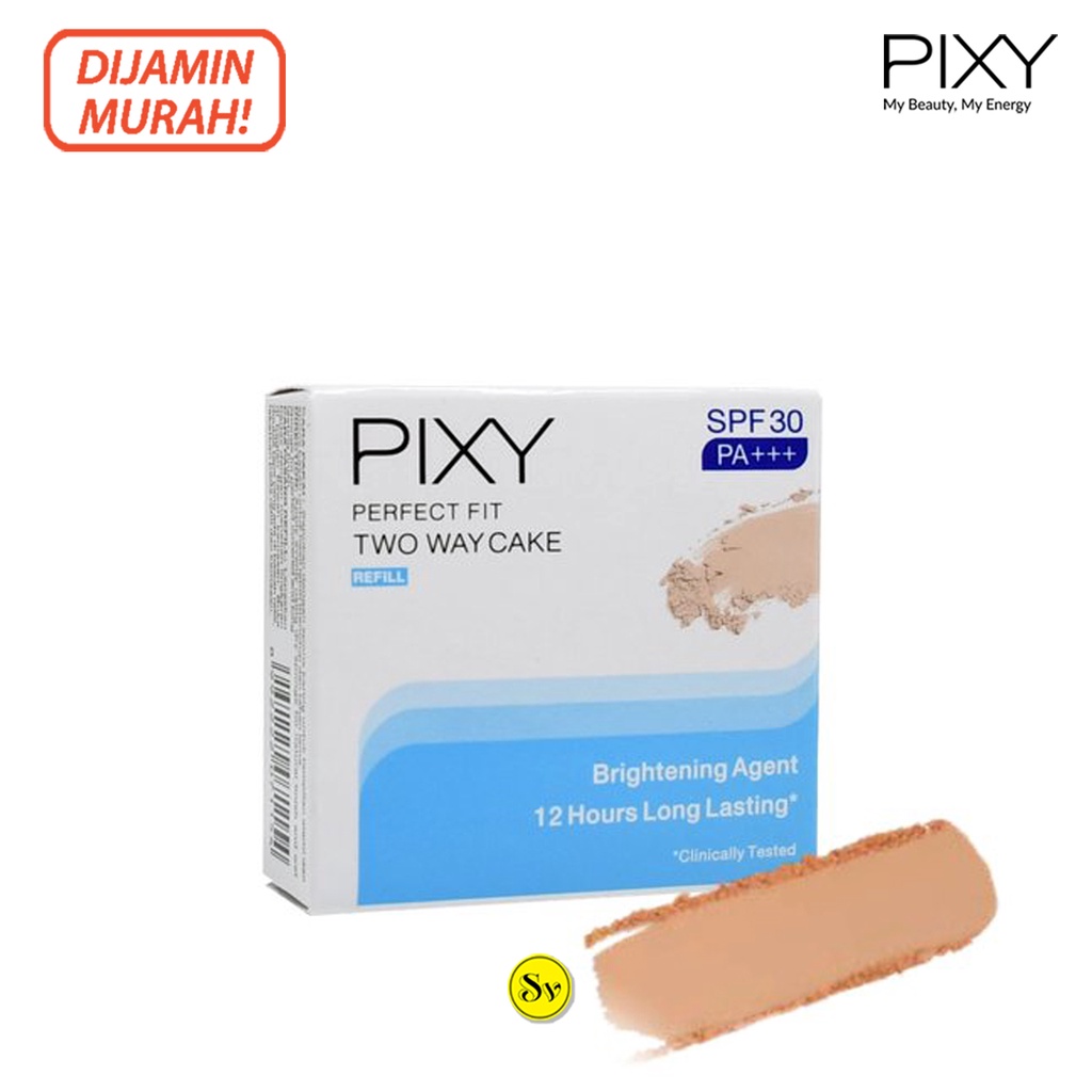 Pixy Refill UV Whitening TWC Perfect Fit - Bedak Padat Isi Ulang Pixy Two Way Cake
