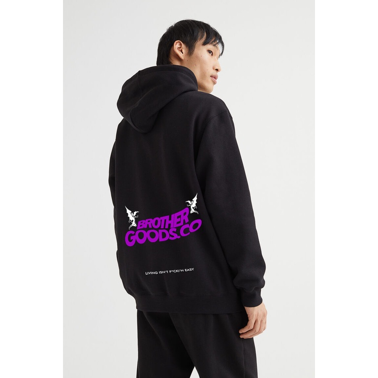 Jaket Motor Hoodie Pria BROTHER GOODS Terbaru | Hoodie Japan Art hoodie pria dan wanita motip simple - sweater hoodie distro pria dan wanita